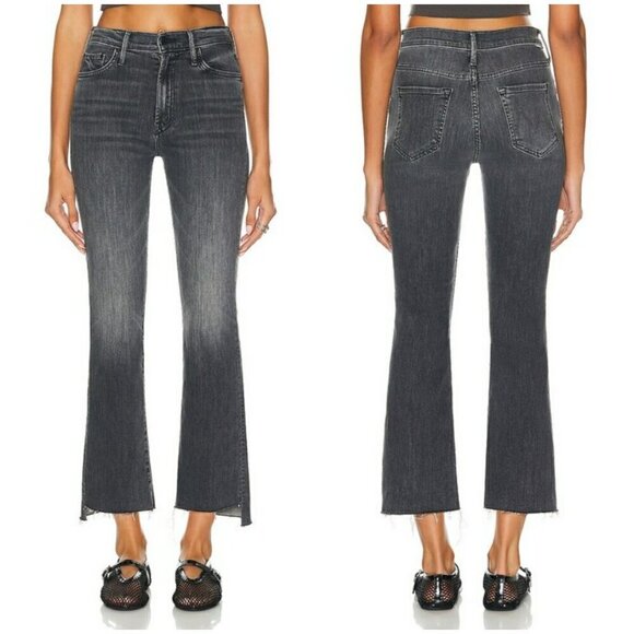 💕MOTHER💕 The Insider Crop Step Fray Jeans ~ Save Your Soul 33 NWT - Picture 10 of 16